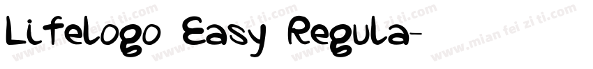 Lifelogo Easy Regula字体转换